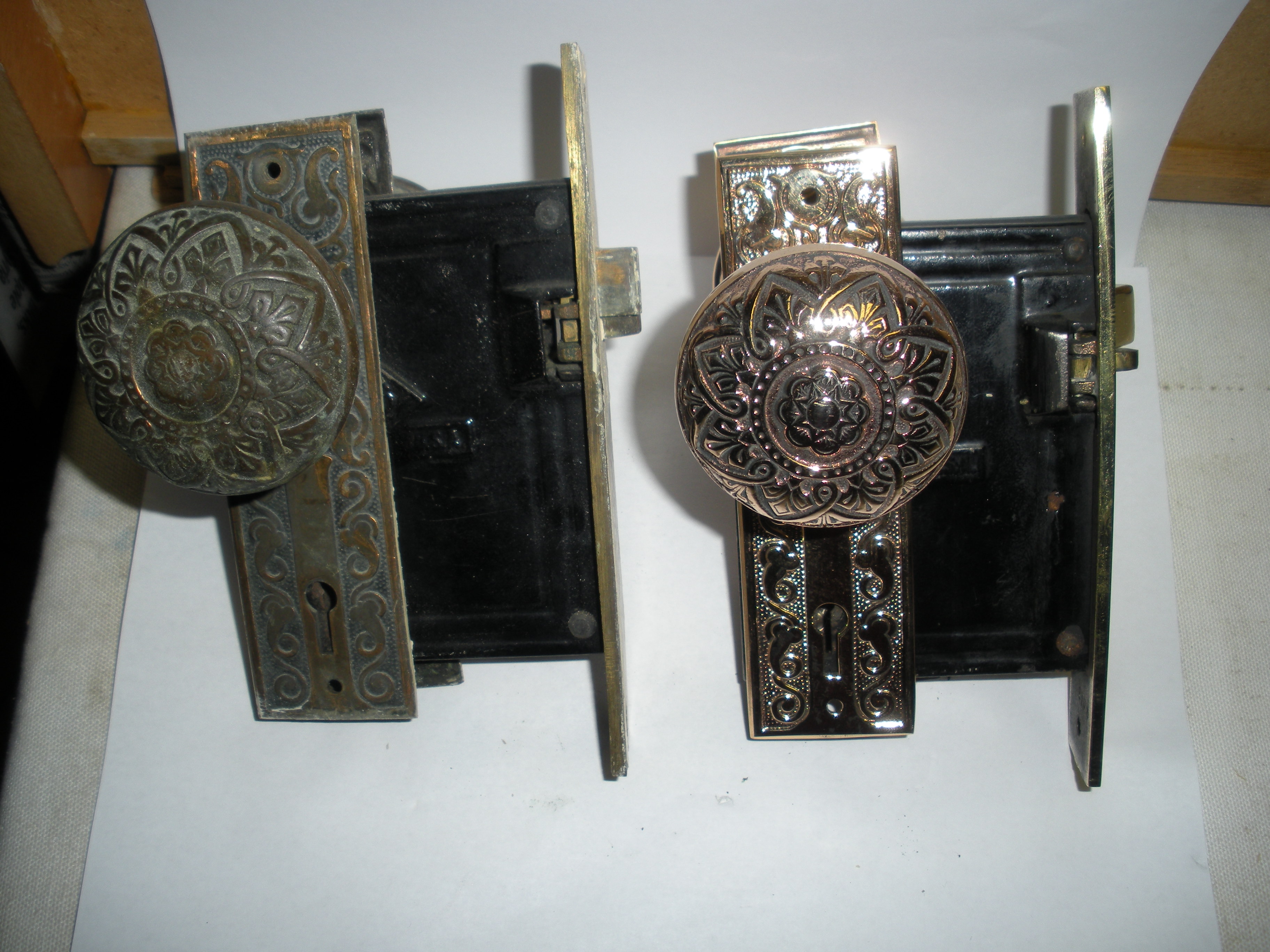 Bronze Doorknob and lock set Circa 1890’s